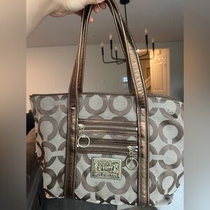 Vintage Coach Tote Bag